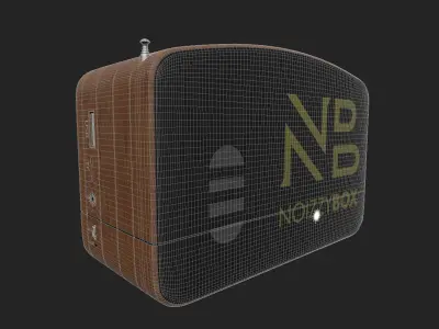 Retro Bluetooth Speaker 3D model