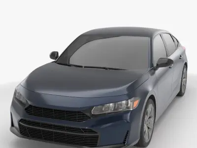 Generic Hatchback 01 3D model