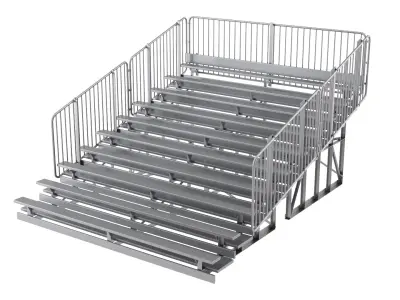 Bleacher 3D model purchase