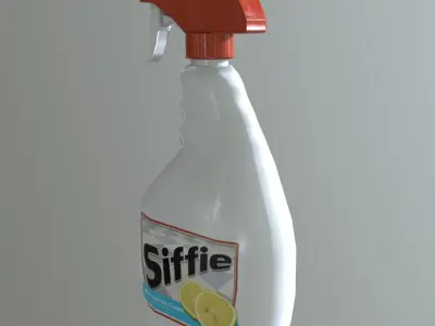 CC0 - Spray Cleaner - Siffie Free low-poly 3D model