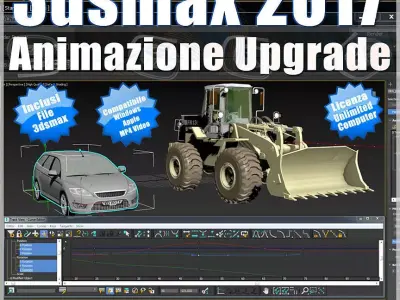 3ds max 2017 Animazione Upgrade vol 65 MP4 3D model