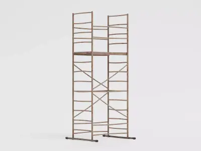 -Old Scaffolding V6- 3D model