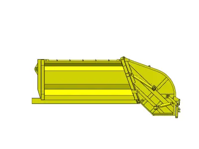 Refuse Compactor Vehicle 14 CuM Capacity 3D model