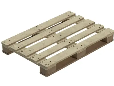 Grade Euro Pallet 3D model