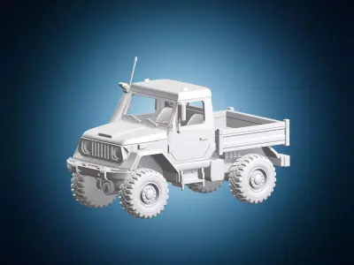Off-road Utility Truck 3D Model 3D print model
