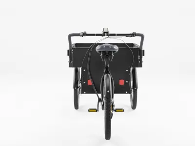 3D Model of Cargobike DeLight Kindergarden Low-poly 3D model