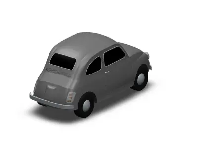 Classic Car Model 1 Free 3D model