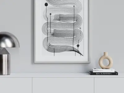  Composition No. 319 Abstract Wall Art Model 
