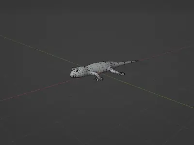 LowPoly Lizard Low-poly 3D model purchase