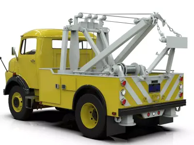 Mercedes-Benz LAK 710 4x4 Wrecker Truck  3D model