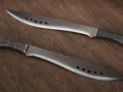 Machete Free low-poly 3D model