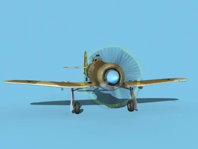 Hawker Sea Fury V19 Iraqi AF 3D model