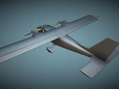 Partenavia P-68C Victor - 3D Printable Model 3D print model