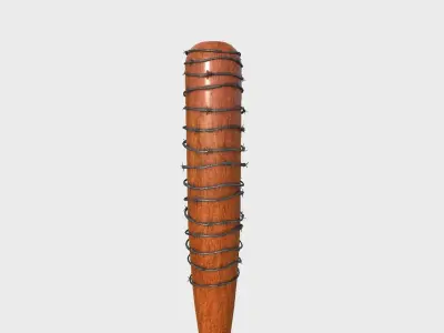 Baseball Bat Weapon 03 - Lucille - Character Weaponry 3D model