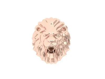 Lion Ring 3D print model
