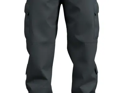 ACU Army Combat Uniform Pants - Marvelous Designer 3D model 3D model