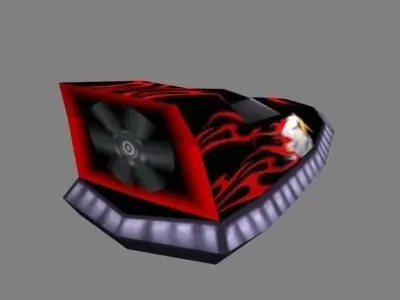 HoverCraft1 shoe with eagle 3D model