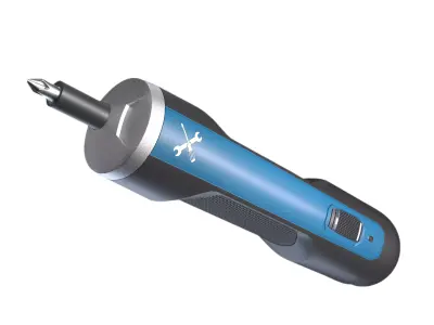 High-Quality 3D Model of Electric Screwdriver 3D model
