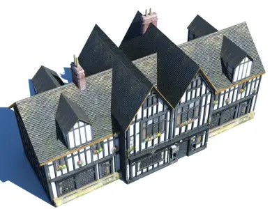 Lowpoly Building 812 3D model