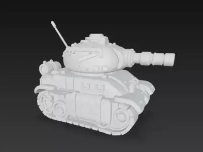 Metal Slug Tank 02 3D print model