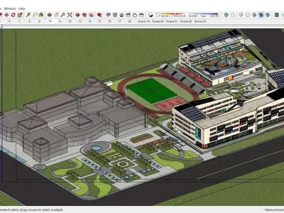 Sketchup Kindergarten 120 3D model