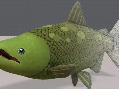 Fish V05 Low-poly 3D model