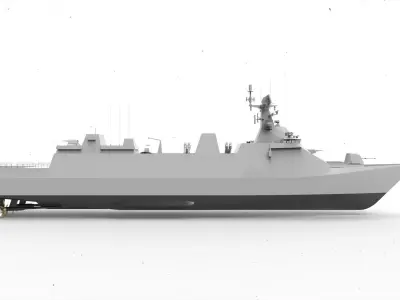 PKR SIGMA 105 Martadinata class 3D model