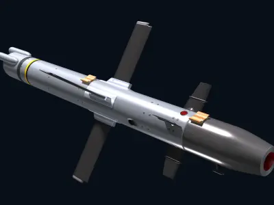 Akeron LP Missile 3D model