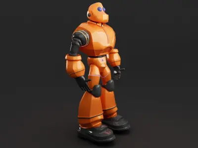 sci fi - character robot - model Free low-poly 3D model