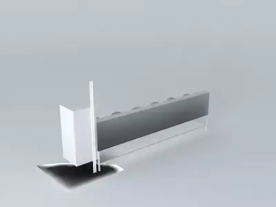 Fuller x 6 toilet Free 3D model
