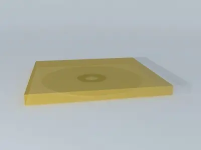 CD With cover Free 3D model