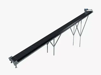 Conveyor Belt Low-poly 3D model buy