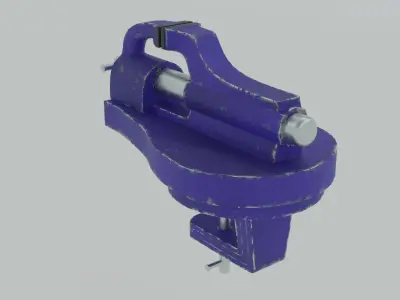 warehouse old table press Low-poly 3D model