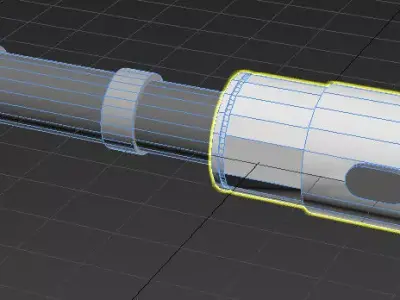 cam shaft Low-poly 3D model