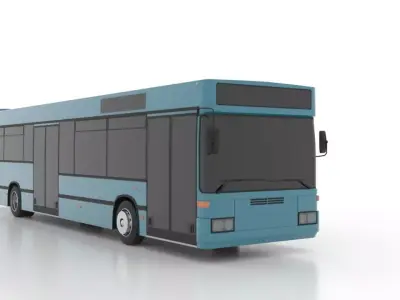 Mercedes-Benz O405N1-5 Low Low-poly 3D model