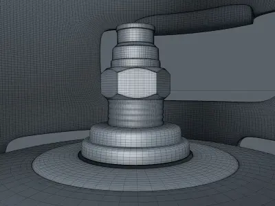 Gas bottle 3D model buy