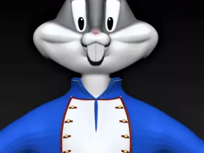 Officer Bugs Bunny Free 3D print model