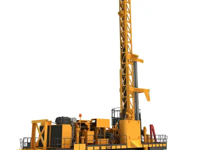 Rotary Drilling Rig 3D model order