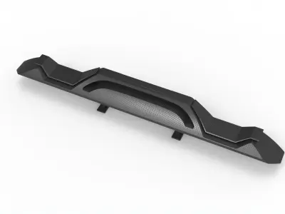 spoiler combo rear  back 3D model