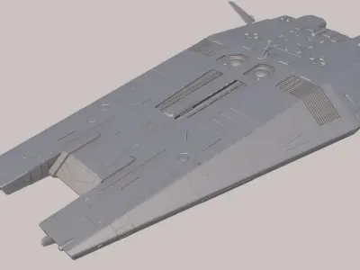 Sci Fi Dropship 3D model purchase