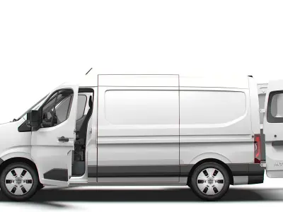 Nissan Interstar L2H2 Van HQ Interior 2024 3D model
