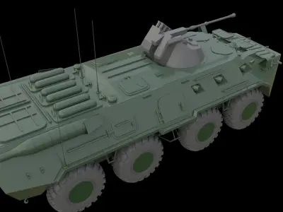 BTR-80 3D model purchase