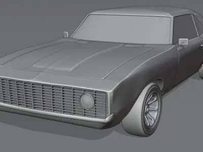 a car chevrolet camaro 3D model