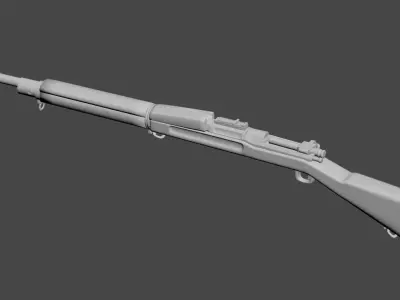 Riffle rifle 3D model