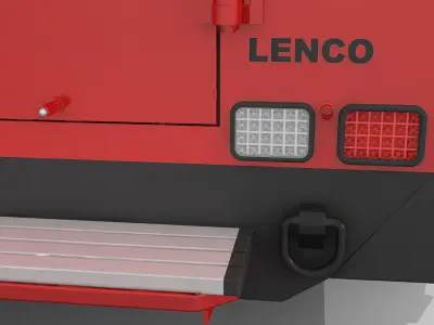 Fire fighting vehicle 3D model