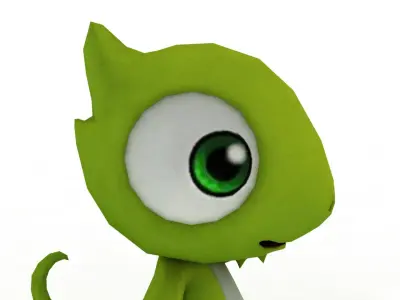 cartoon dinosaur 3D model purchase