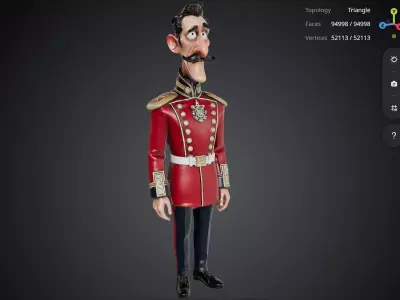 Military Officer 3D model