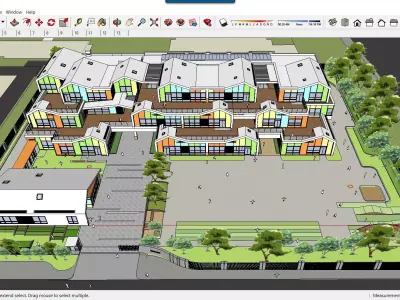 Sketchup Kindergarten A9 3D model