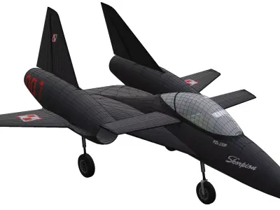 PZL 230F Skorpion Low-poly 3D model purchase