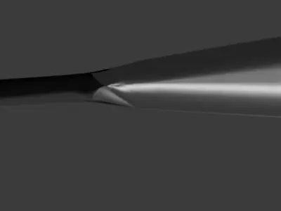 Low-Poly Metal Baseball Bat Game-Ready Low-poly 3D model